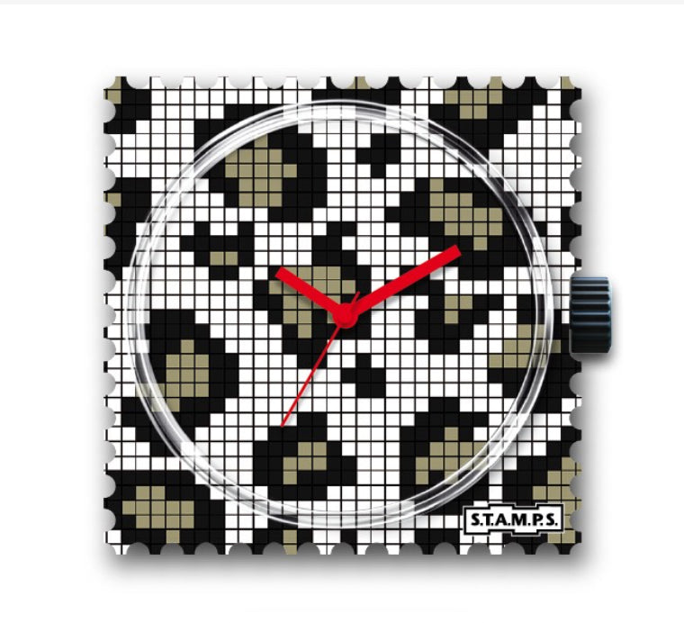 Cadran de montre STAMPS
Pixelo léopard