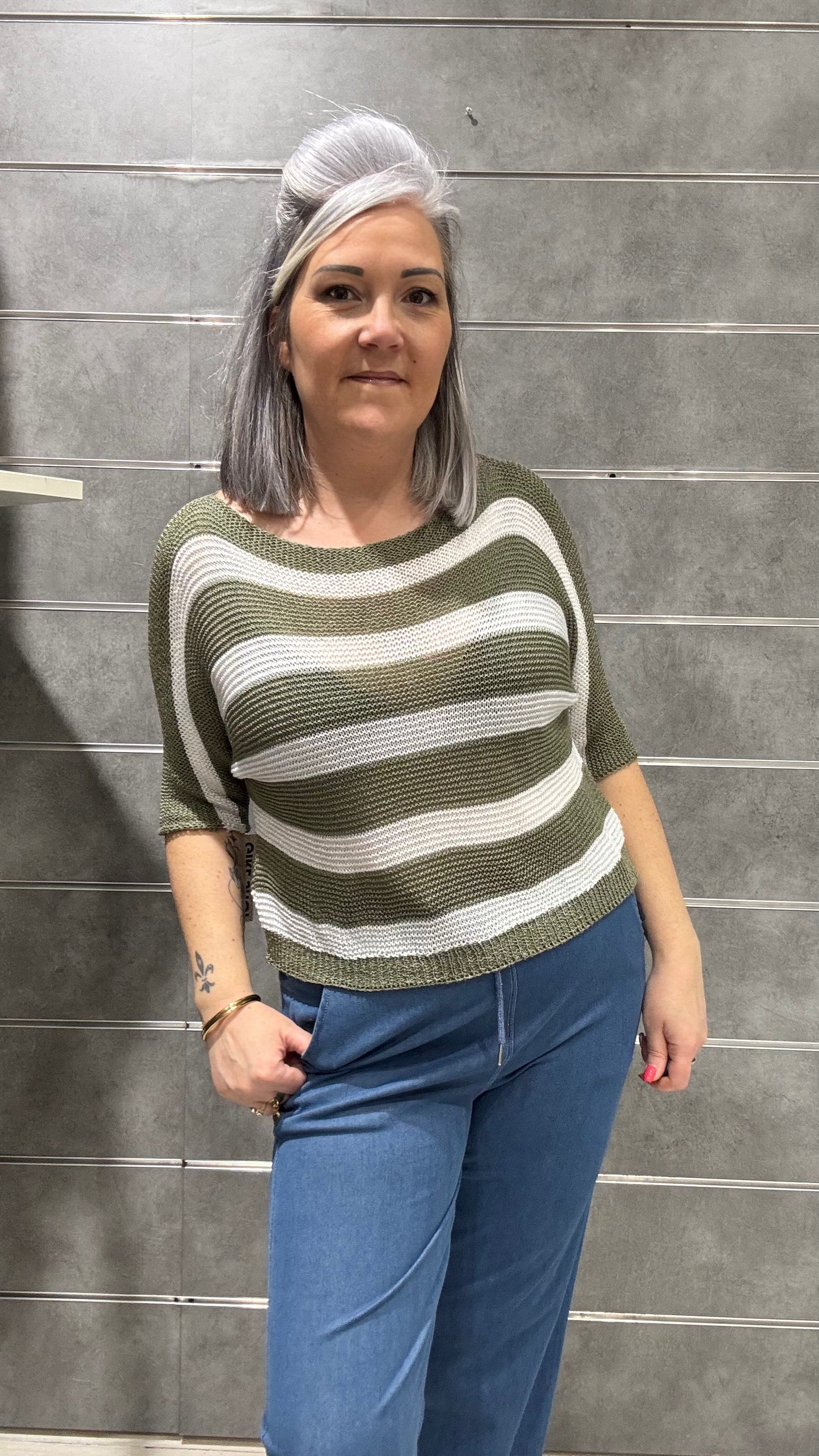 top en mailles legères