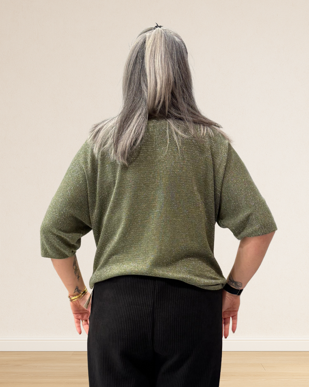 pull doux fin brillant