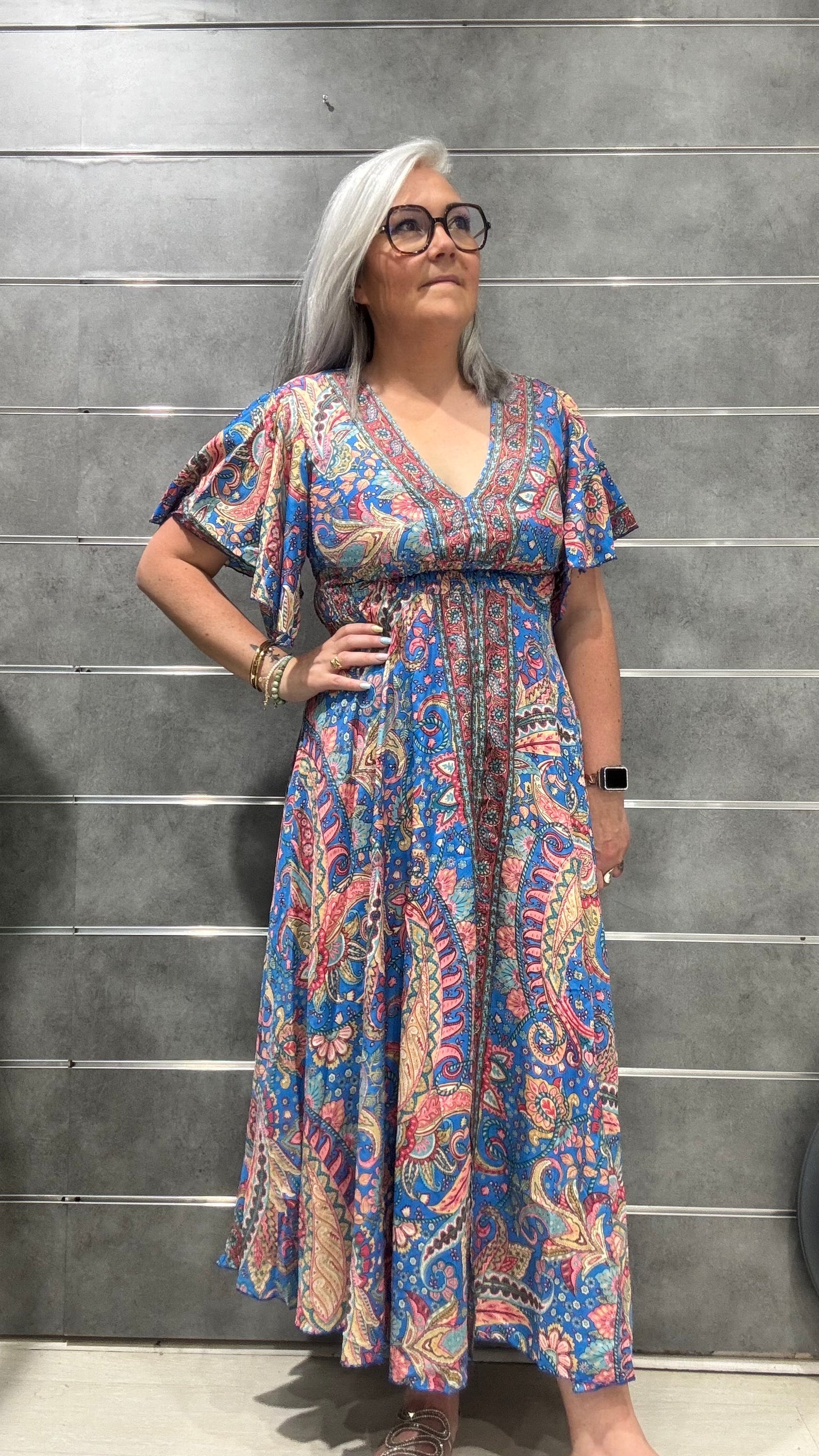 robe fluide été taille unique