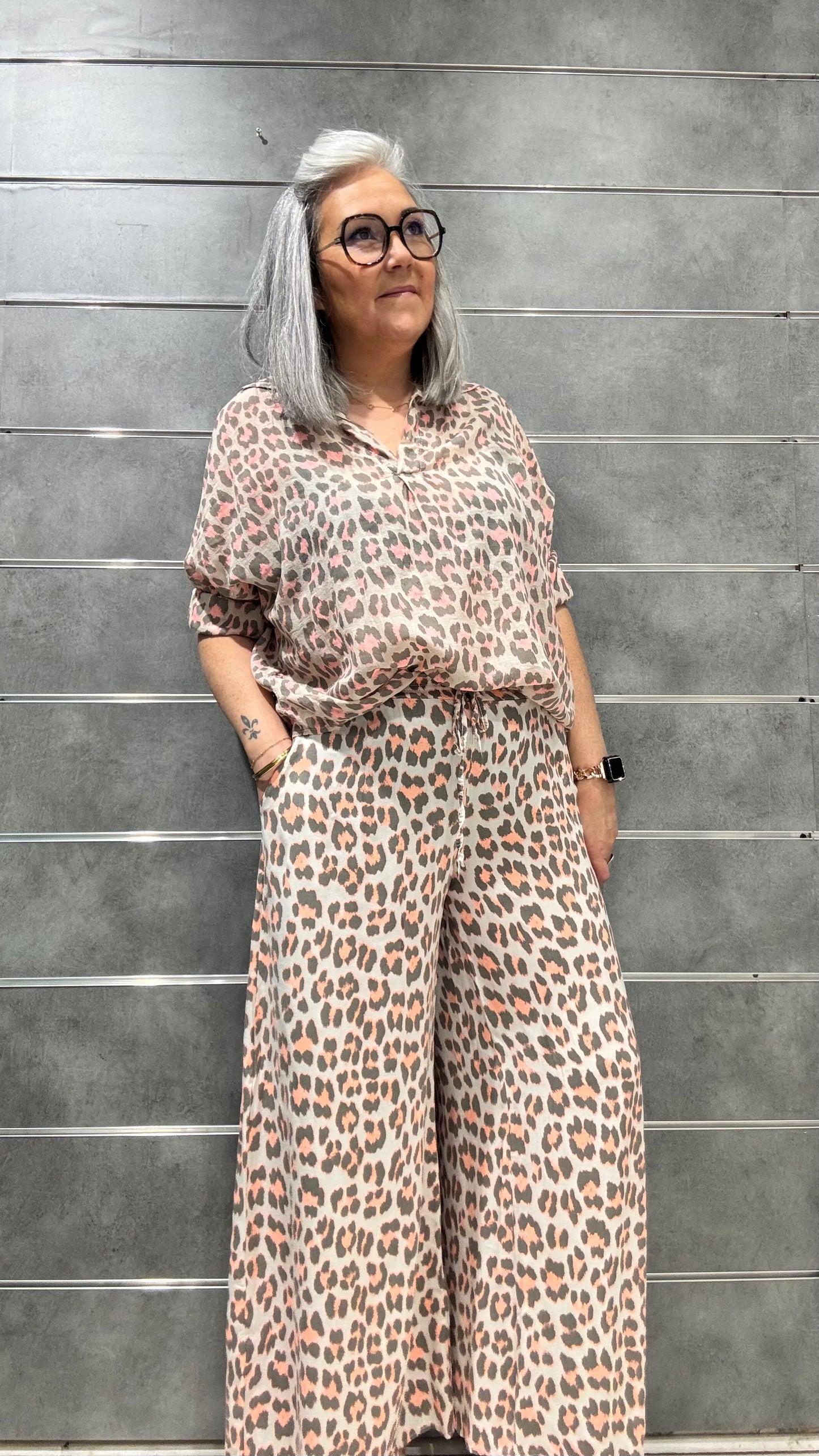 ensemble chemise pantalon femme