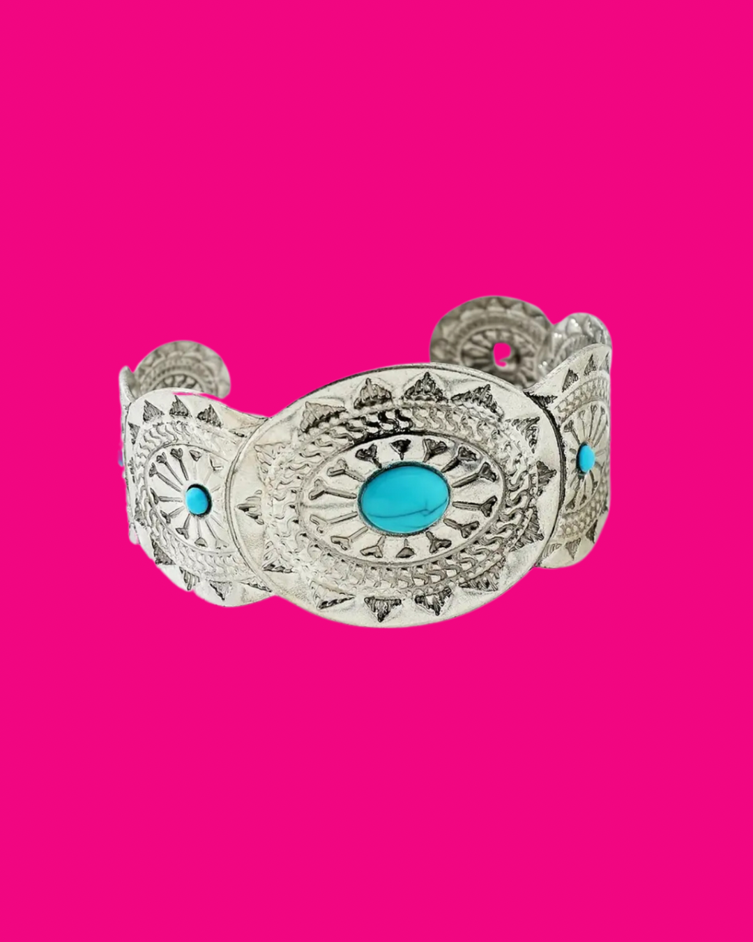bracelet jonc turquoise