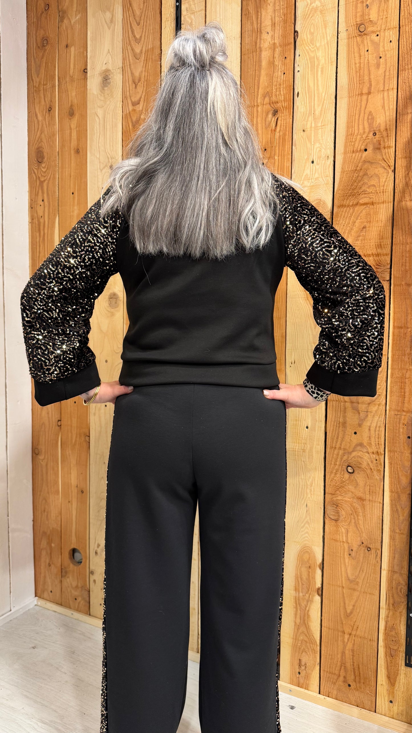 pantalon en sequins