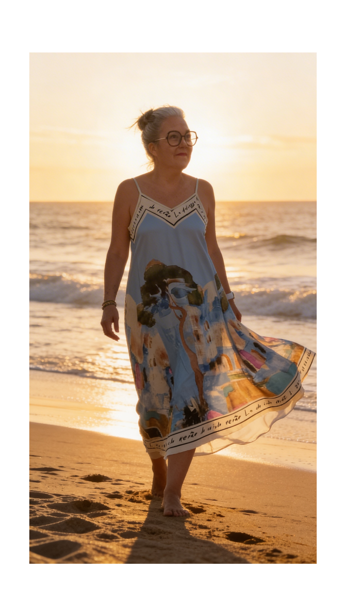 robe legère satinée bleu ciel printemps été