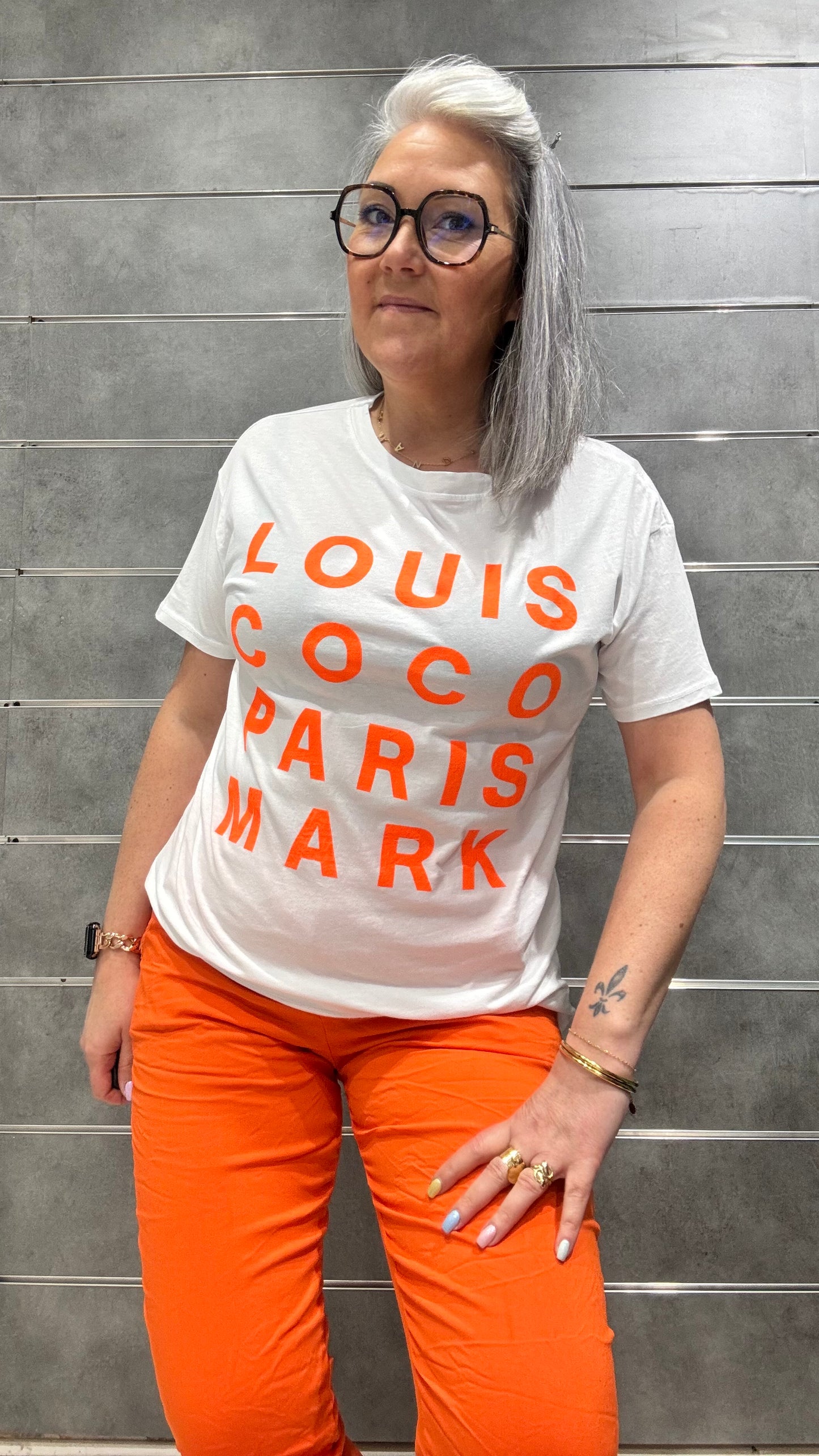 tee-shirt imprimé fashion