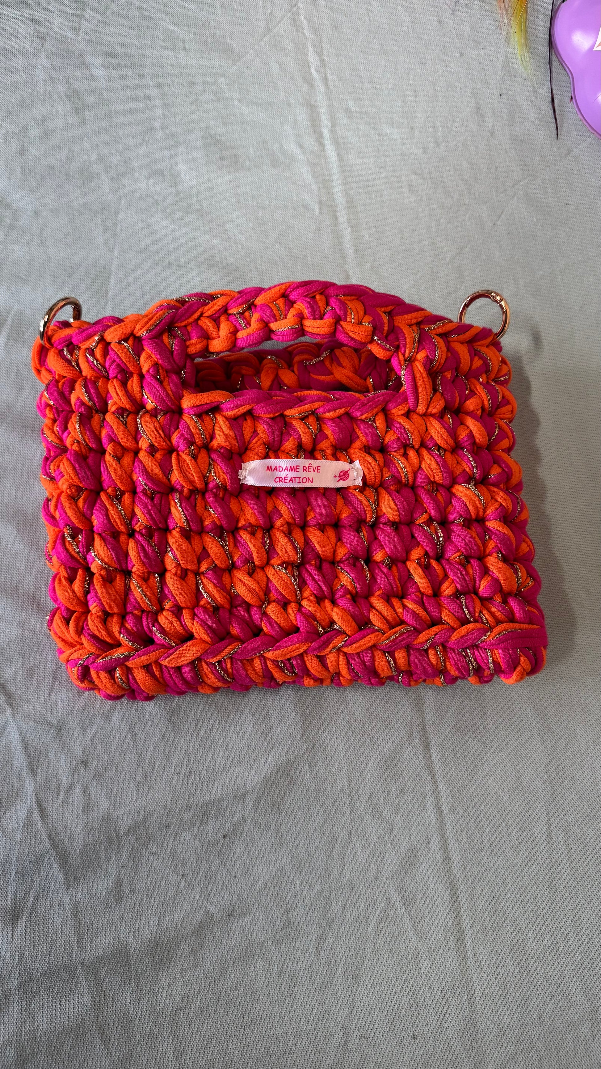 sac crochet fait main