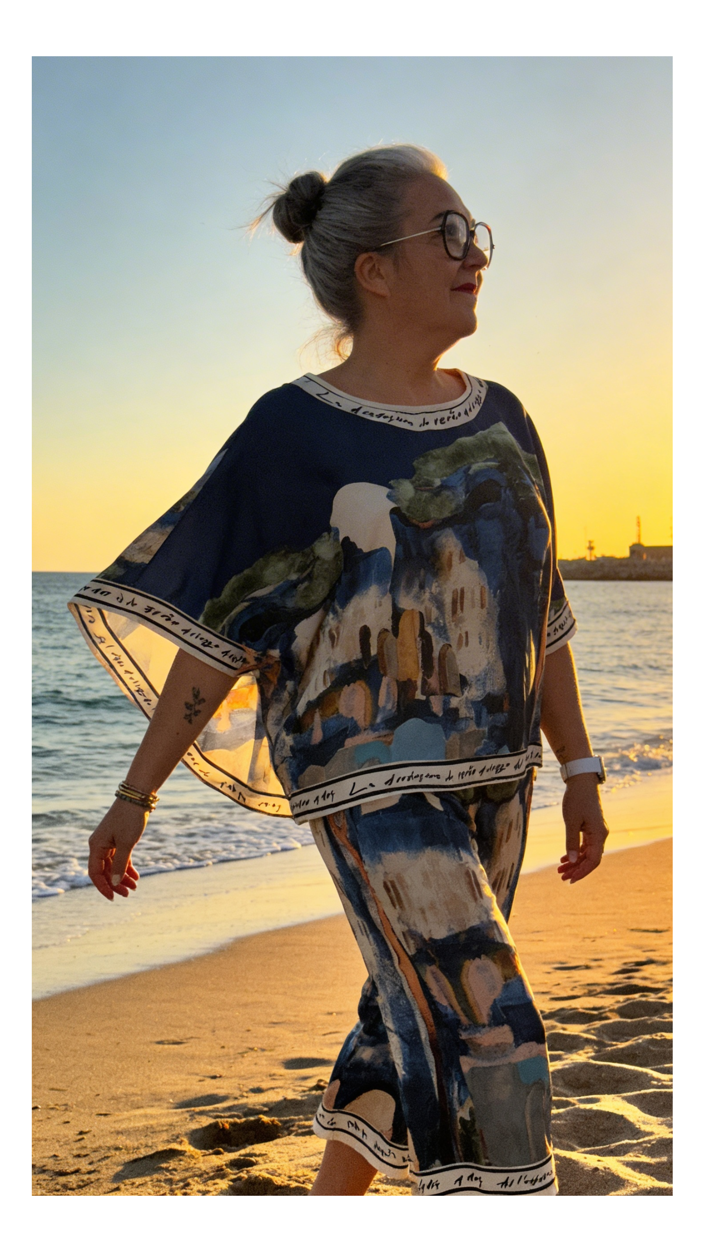 ensemble femme été Imprimé peinture Espagne 