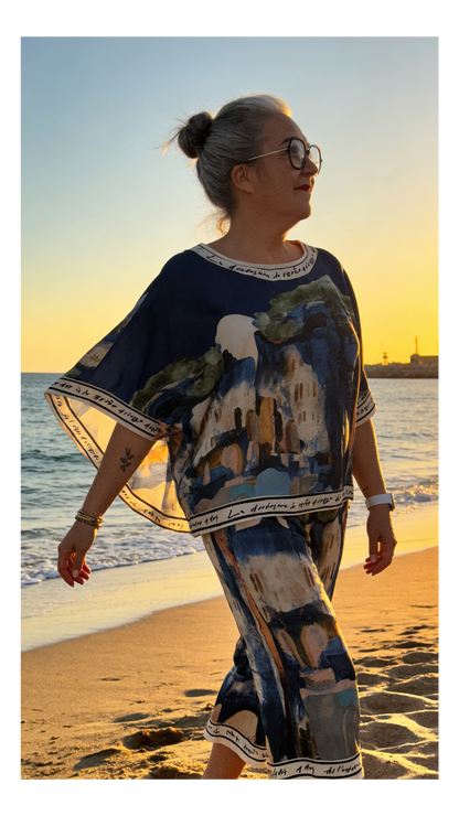 ensemble femme été Imprimé peinture Espagne 