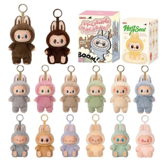 porte-clés surprise, peluche kawaii, monstre lapin, mini doudou adulte, accessoire sac à main, goodies pop culture, figurine douce, cadeau original