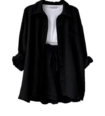 chemise oversize gaze de coton