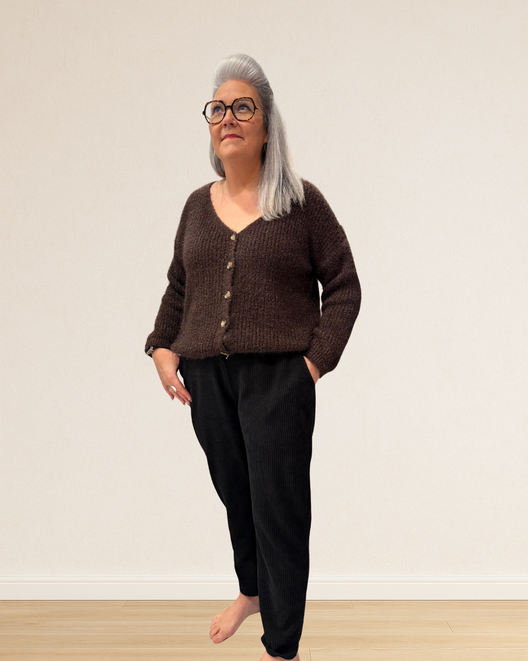 gilet chocolat kaki tendance hiver