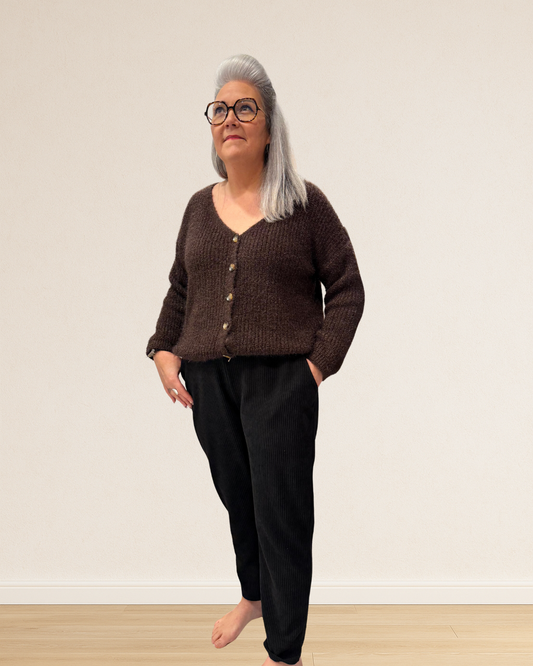 gilet chocolat kaki tendance hiver