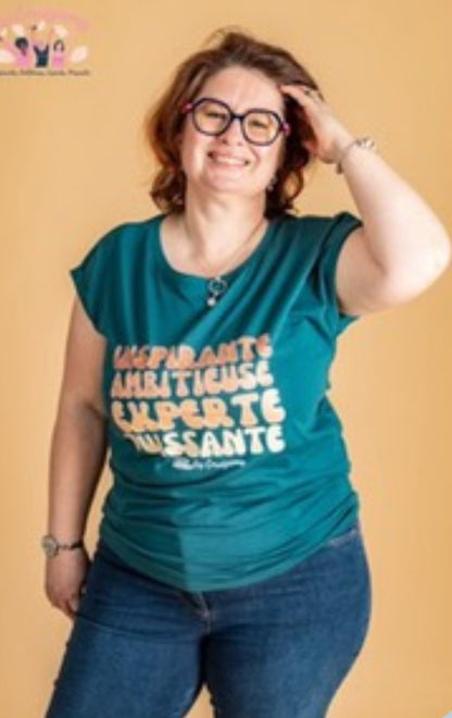 T-shirt slogan féminin