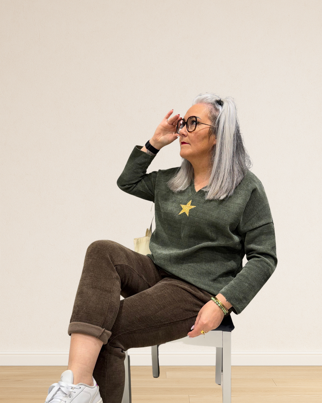 pantalon chaud et doux en velours hiver femme