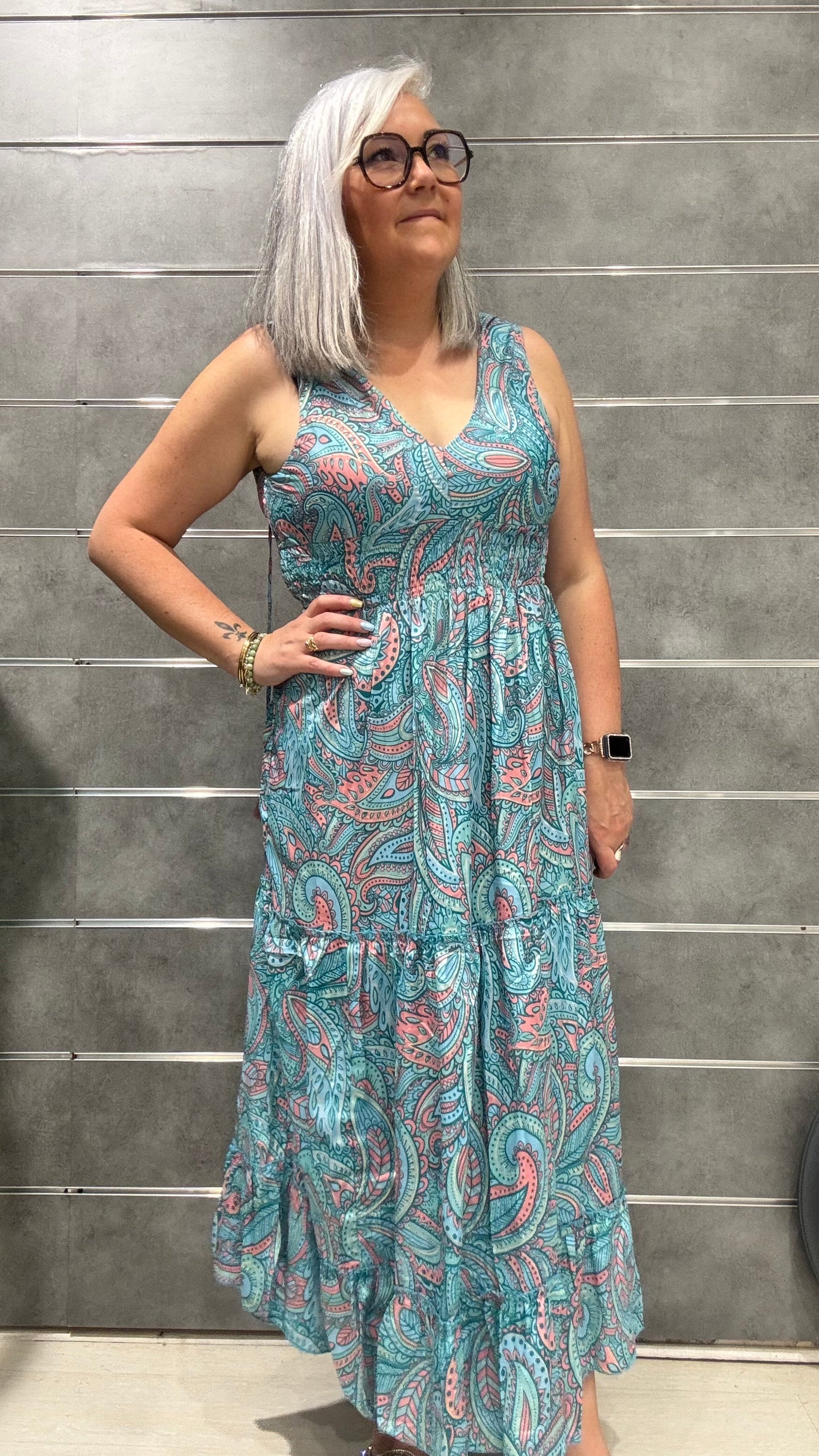 robe bohème chic soie