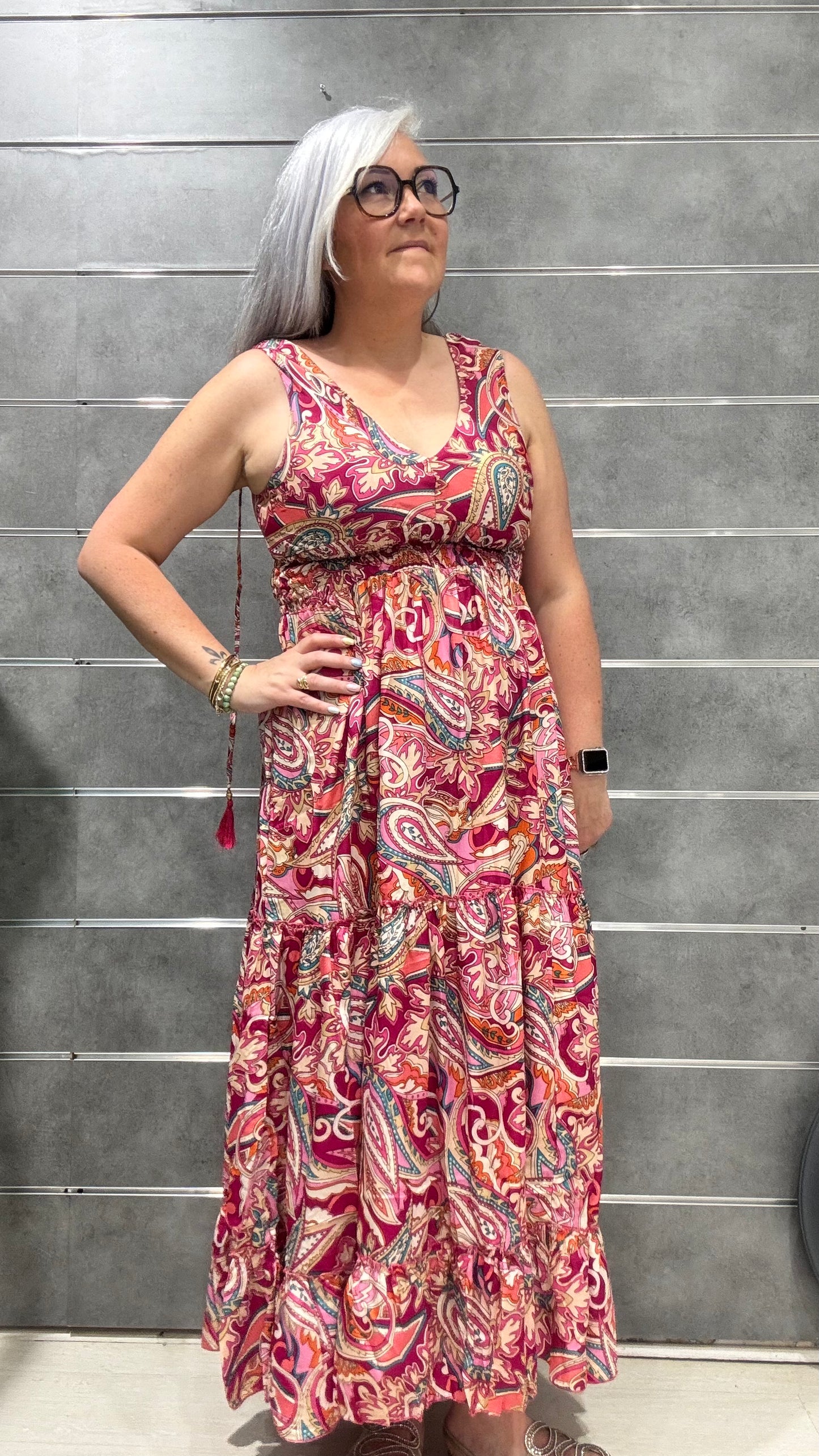 robe à larges bretelles femme
