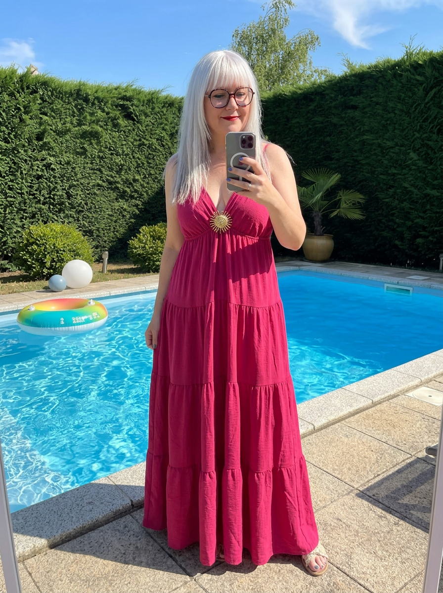 Robe mode 2026 fuschia soleil 