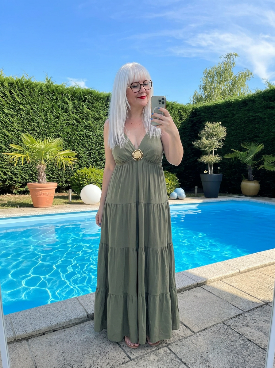 Robe longue maxi tendance été canicule 