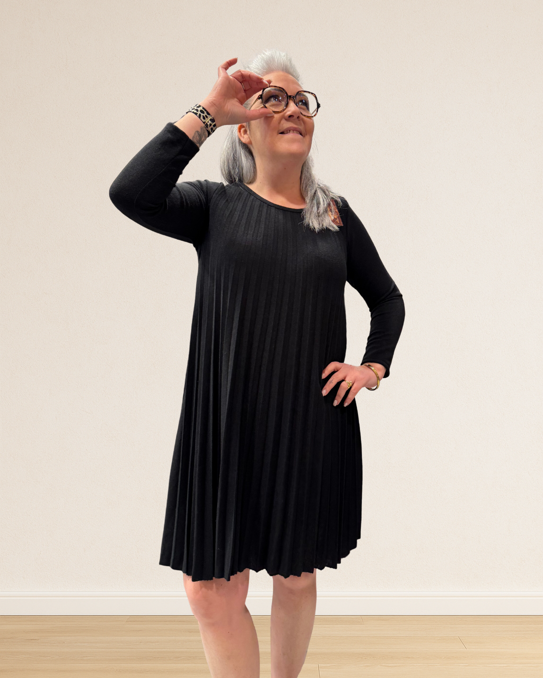 robe effet plissé tendance automne hiver