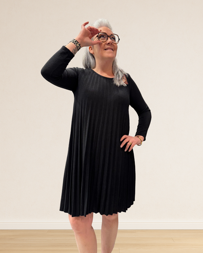 robe effet plissé tendance automne hiver