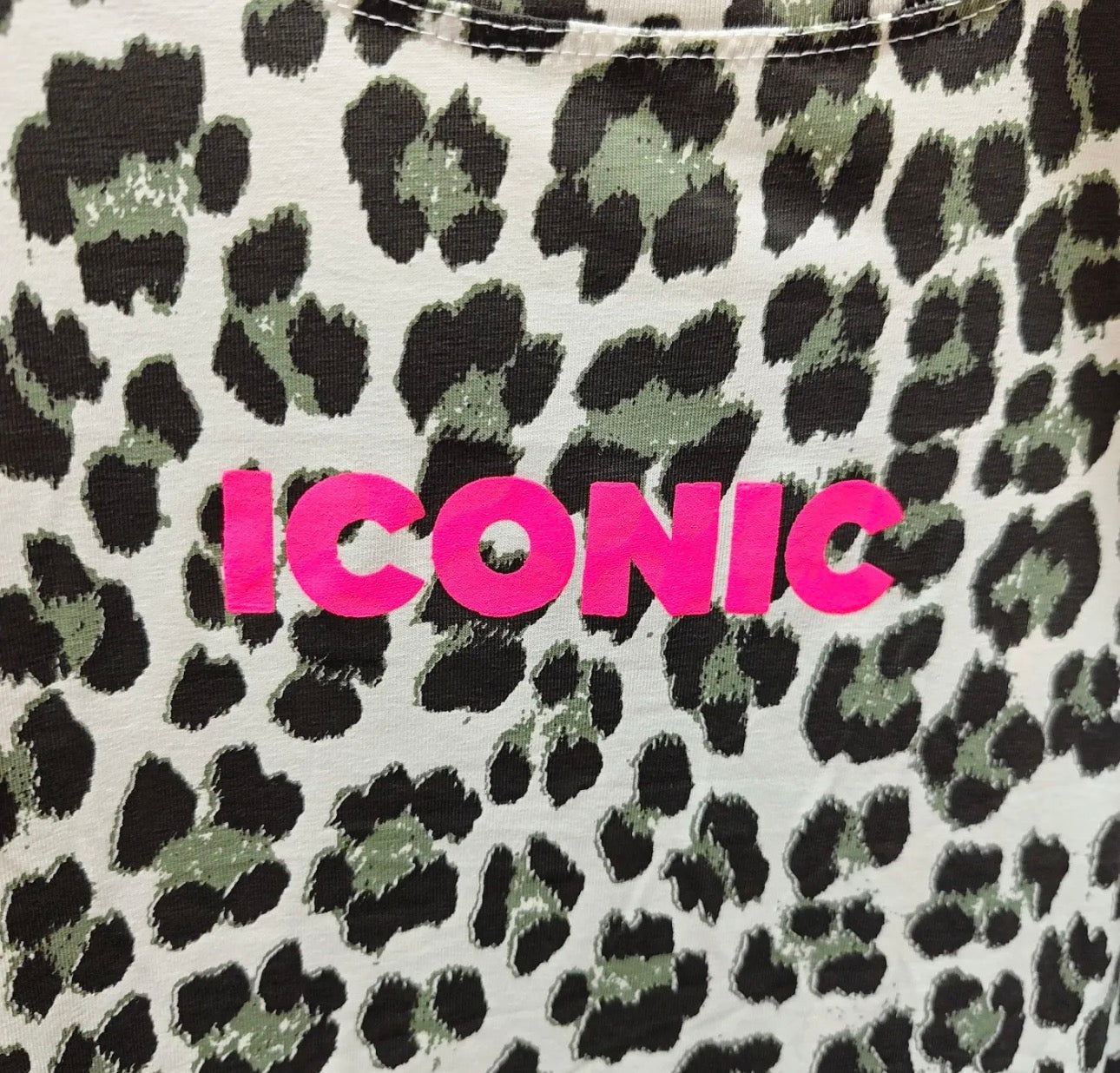 Ts tendance léopard ICONIC kaki