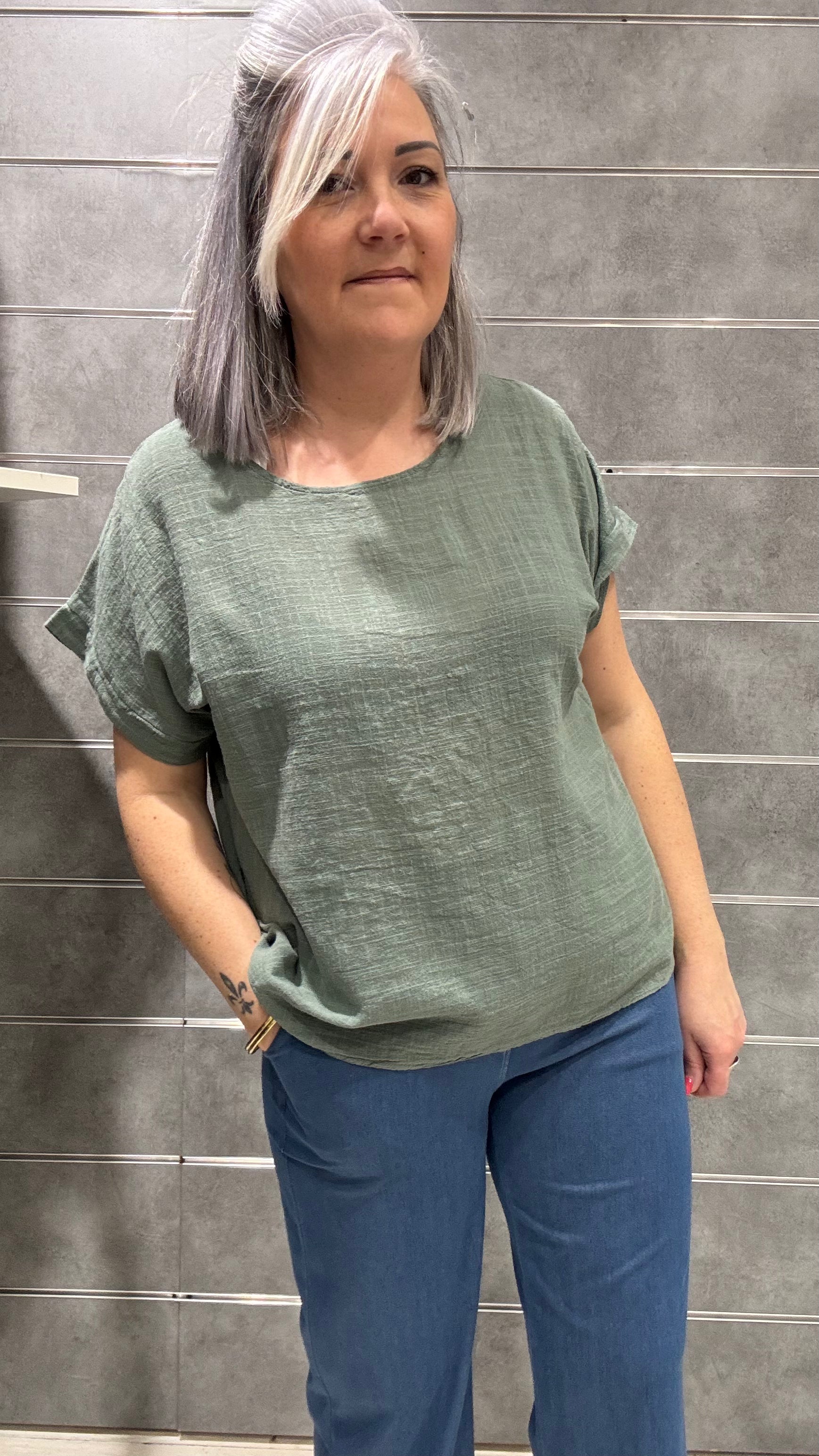 tee-shirt femme matière naturelle