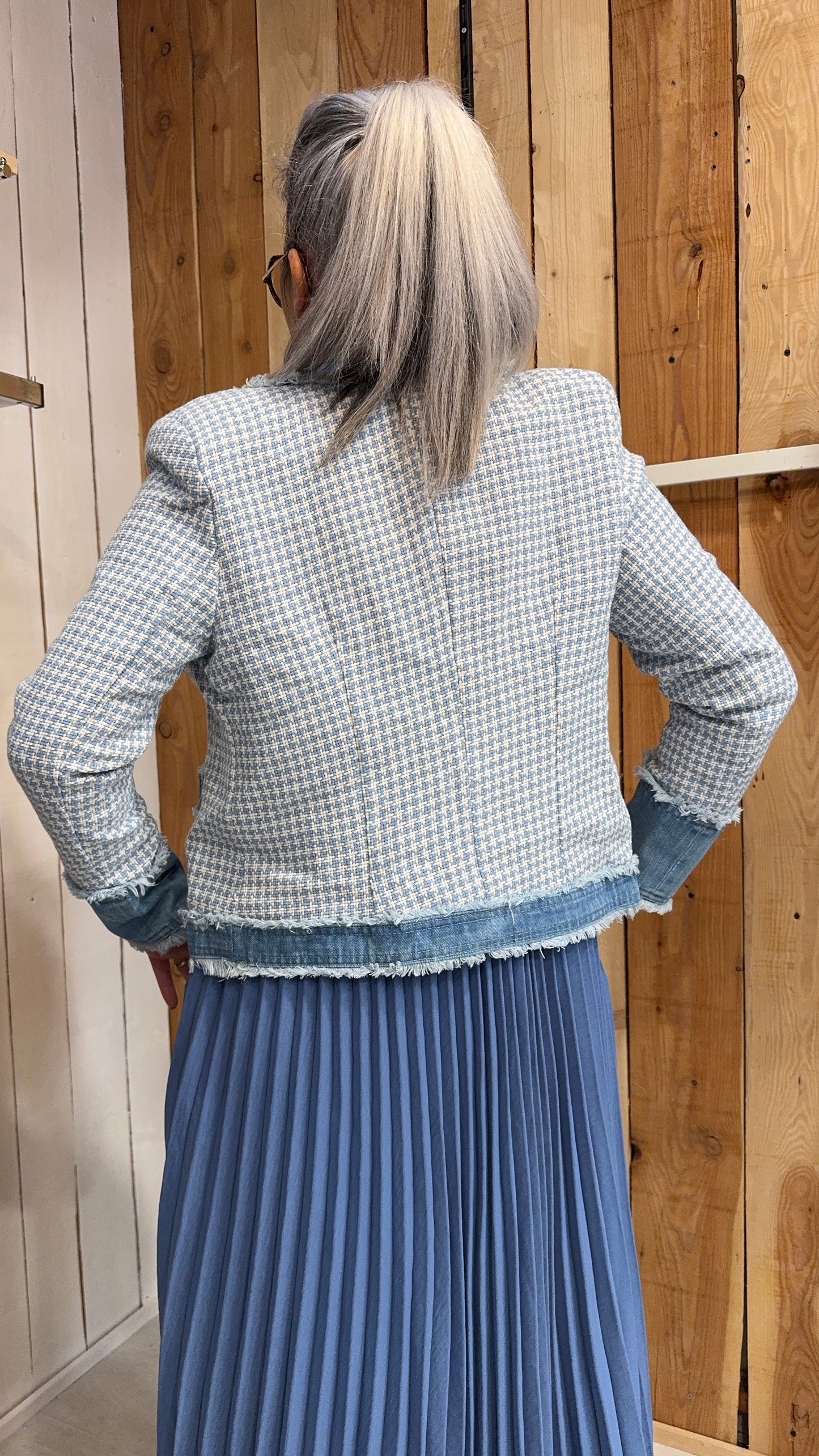 veste jeans courte femme tendance