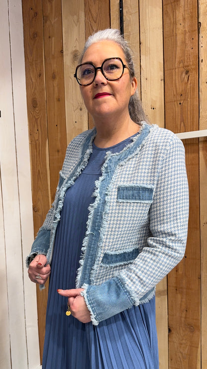 veste tweed femme moderne crala gianini