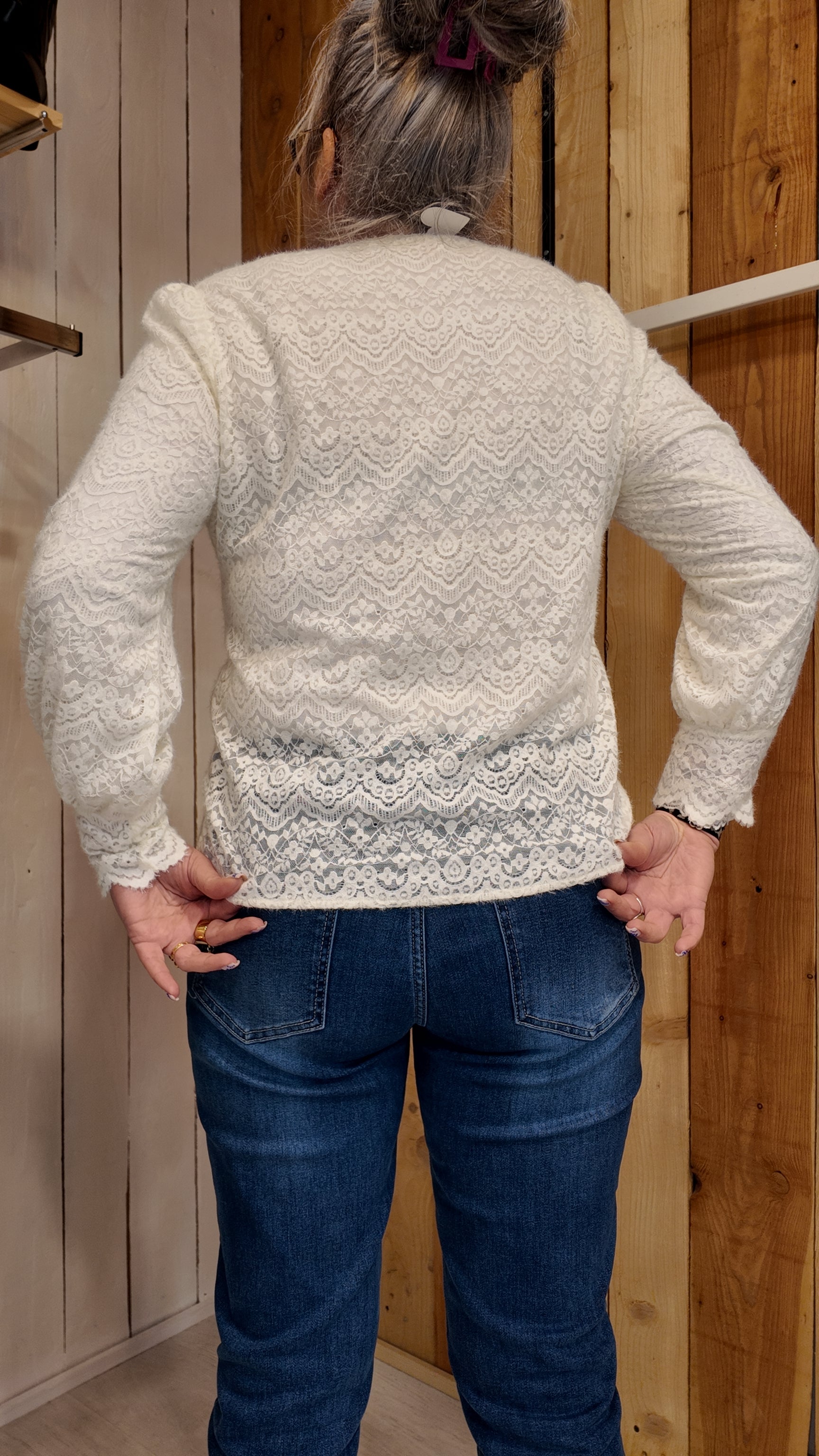 chemisier col v féminin élégance Melly and co 