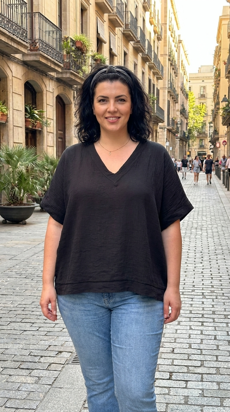 blouse noire femme
