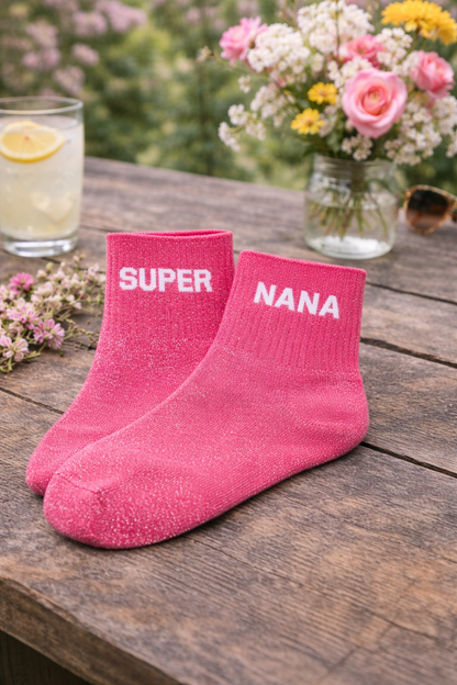 chaussettes paillettes femme