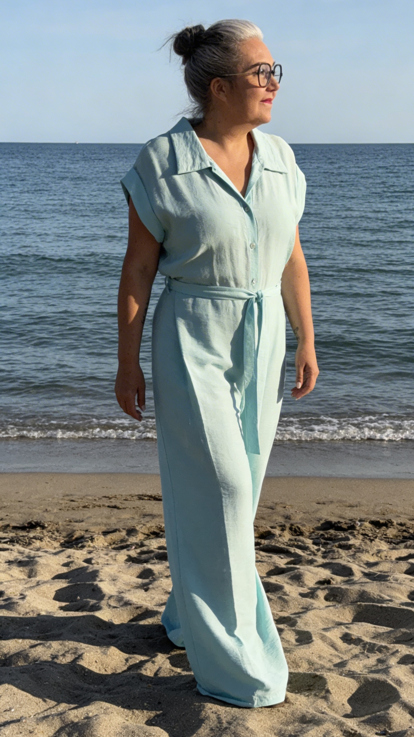 combinaison ceinturée femme viscose