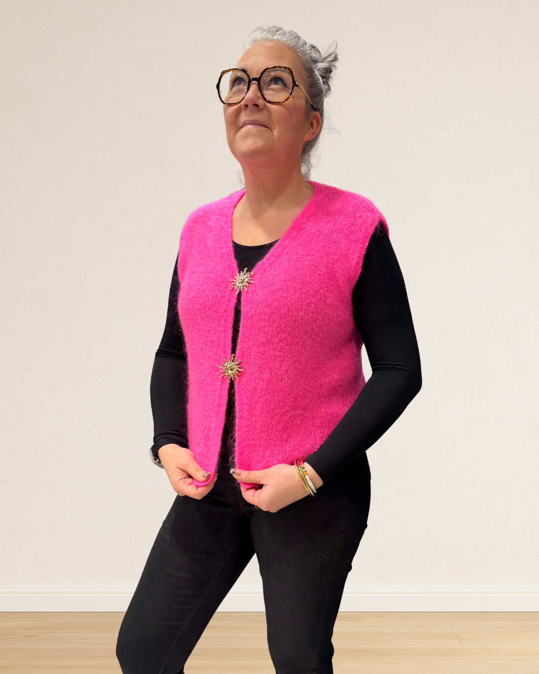 Maille douce et moelleuse, parfaite pour la mi-saison.