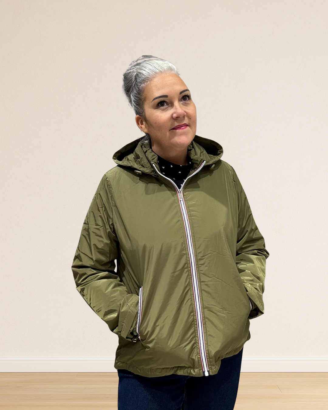 veste imperméable courte 
