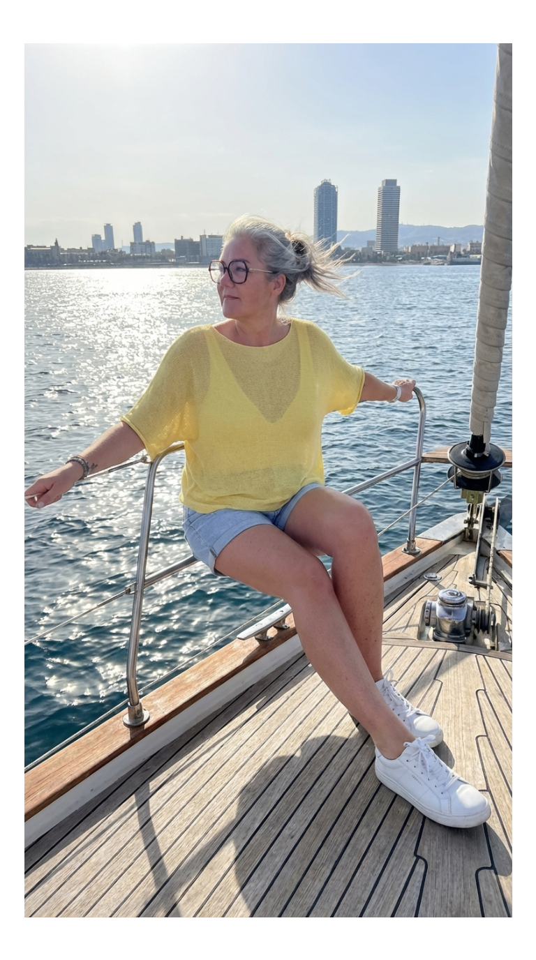 pull coton jaune femme léger et respirant été
	fluide coton femme confortable chaleur
	été femme taille unique facile à porter