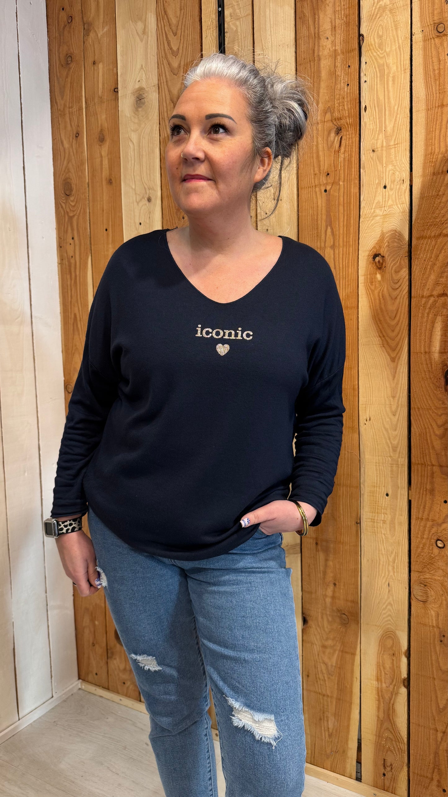 pull bleu marine tendance 