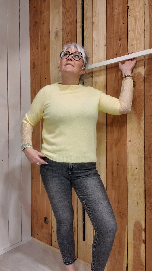 pull manches courtes femme printemps