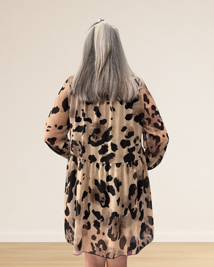 robe voile doublée automne hiver