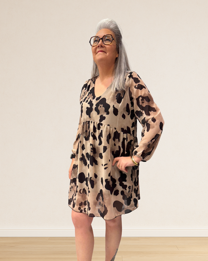 robe courte léopard femme chic elle style