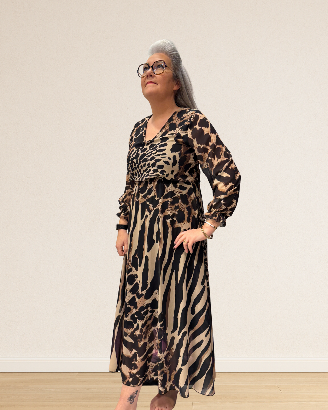 robe sauvage élégante style rock