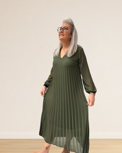 robe plissée automne hiver tendance