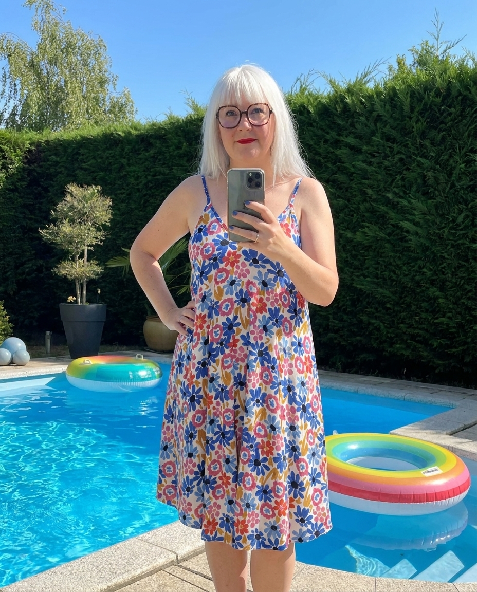 robe bohème, robe grande taille, mode femme, Madame Rêve Tulle.