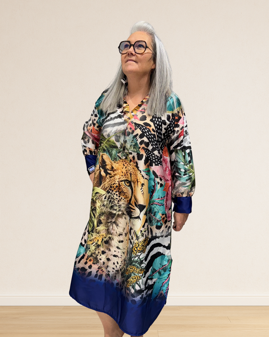 robe imprimé léopard femme chic