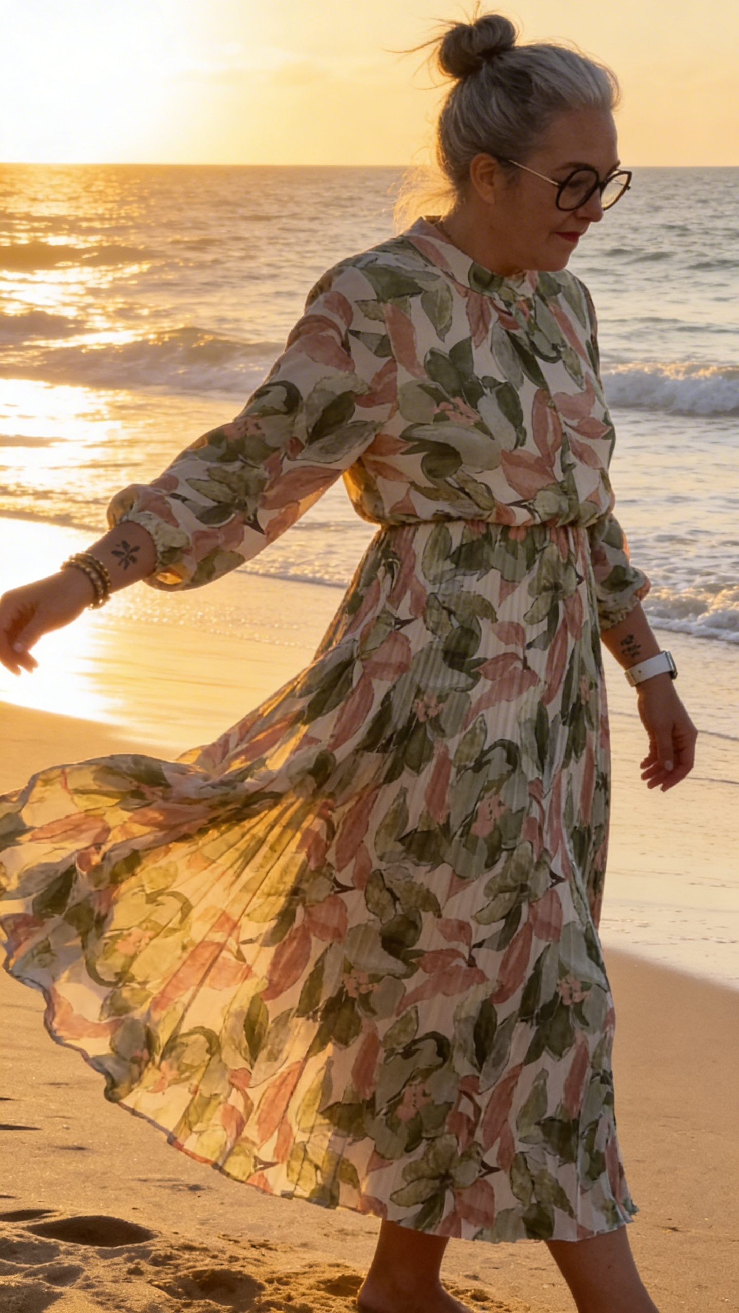 robe fleurie bohème
fluide femme
mi-longue été
naturelle femme
imprimé floral chic
confortable été
 style bohème