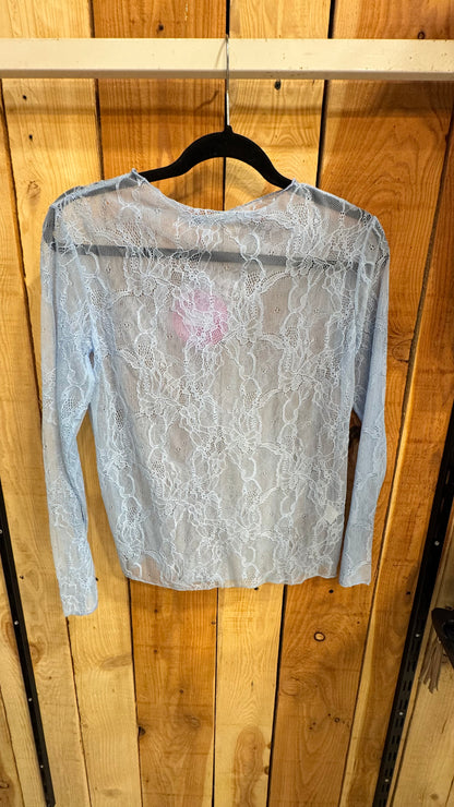 haut dentelle stretch femme