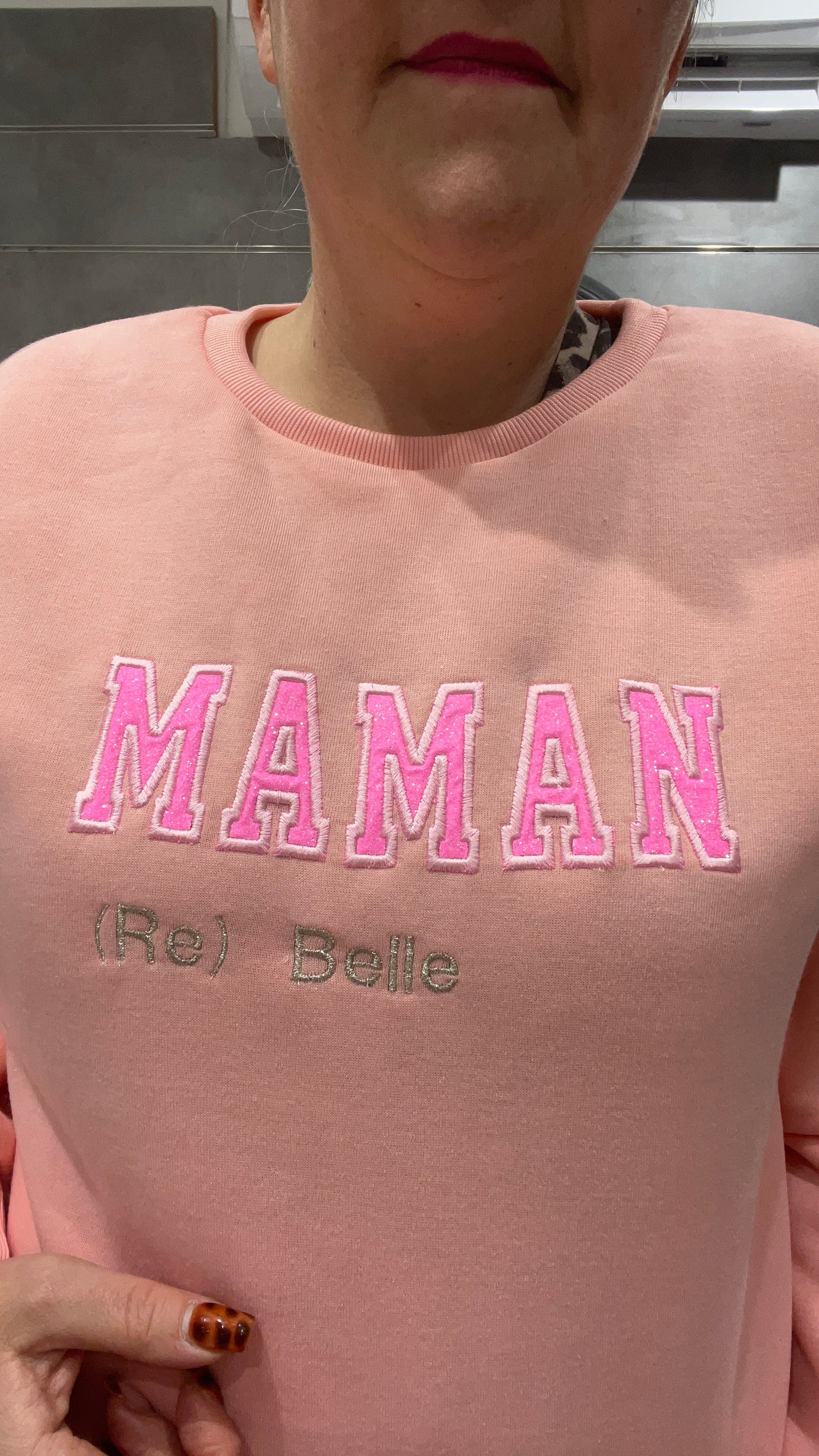 sweat brodée