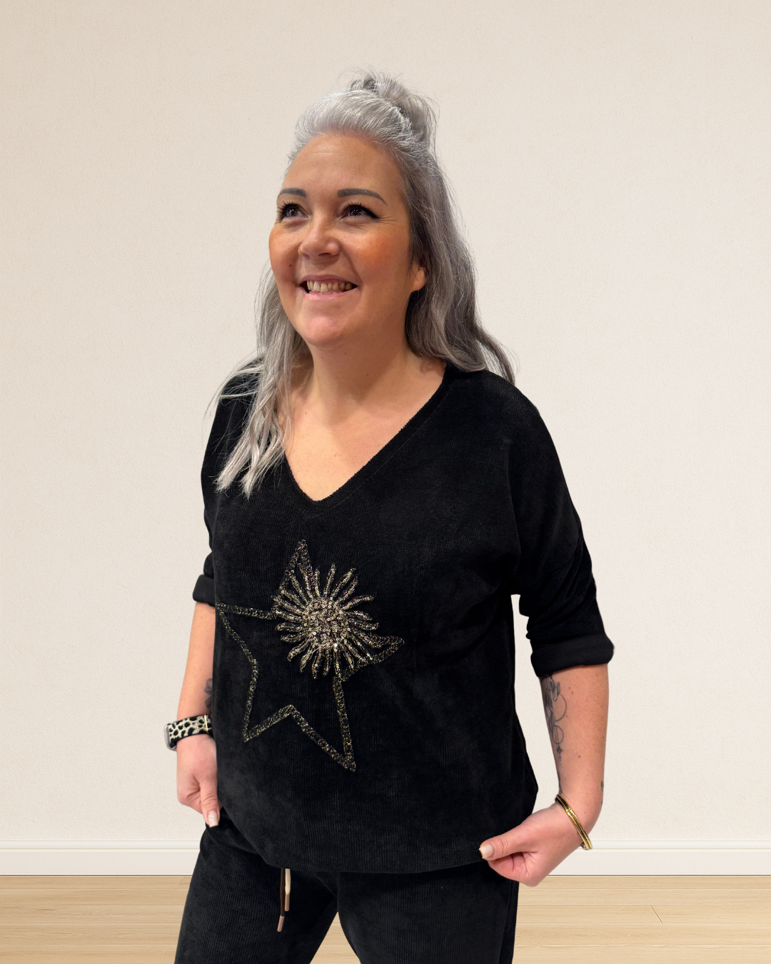 ensemble velours femme hiver confortable