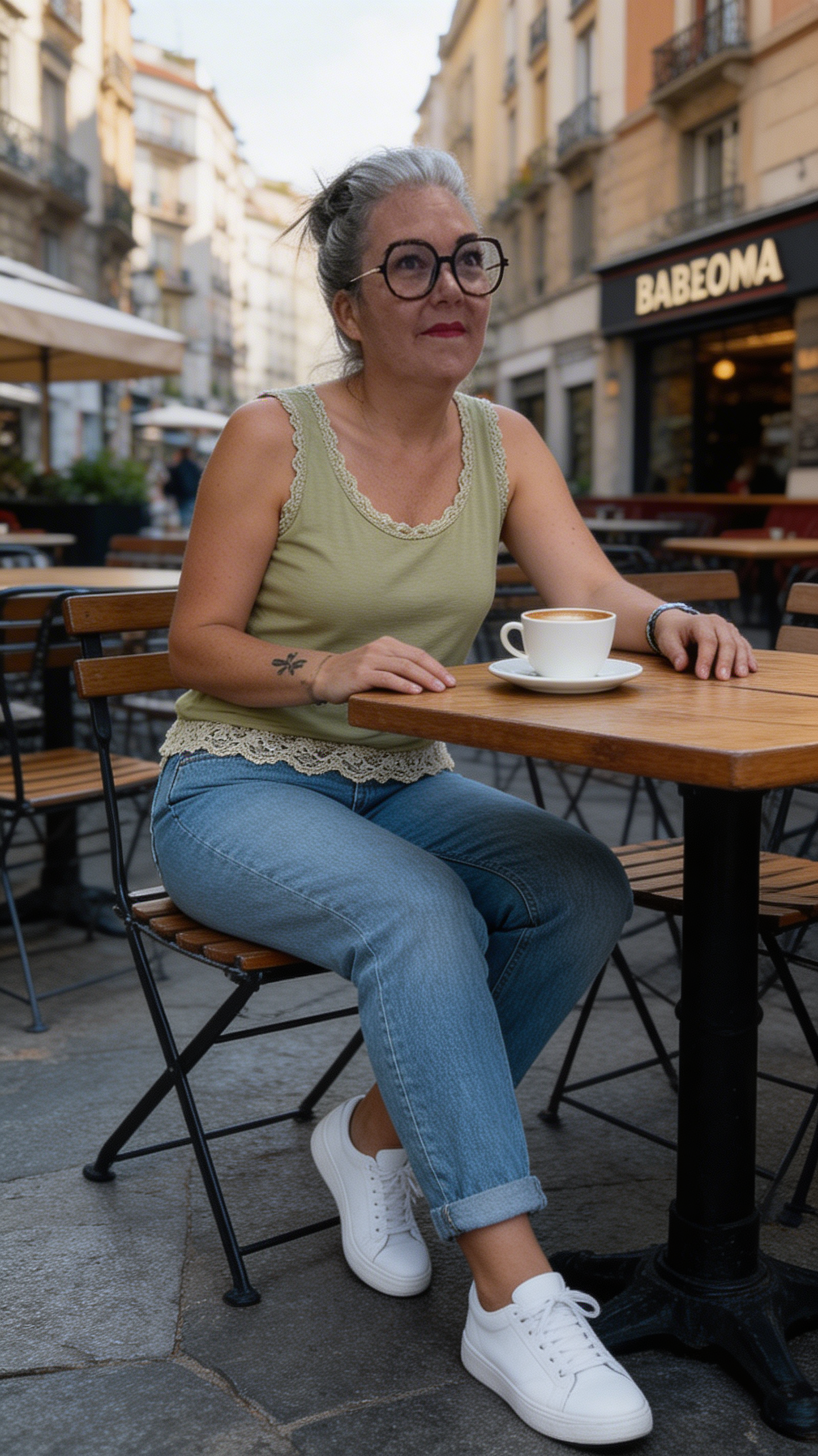 ne colle pas confortable matière agréable dentelle = touche féminine passe avec tout
parfait seul OU en dessous