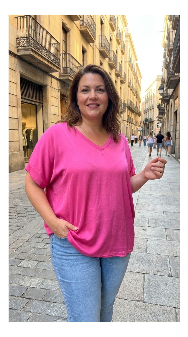 t shirt satin femme GRANDE TAILLE
