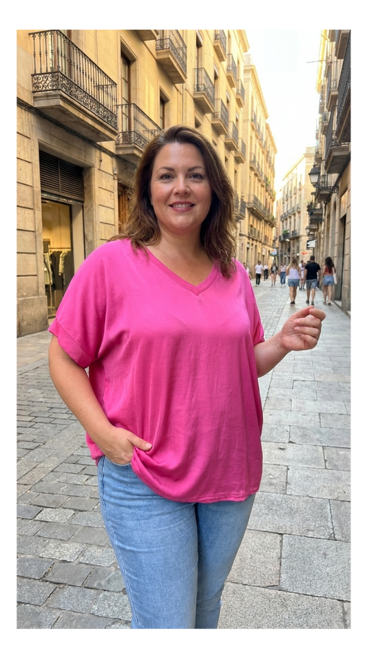 t shirt satin femme GRANDE TAILLE
